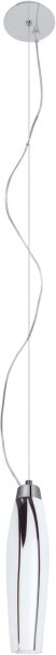 Paulmann Living Arazzo Pendelleuchte 1x40W G9 Chrom/Opal-Schwarz 230V Metall/Glas