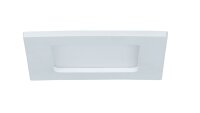 Paulmann Quality Einbauleuchten Set Panel eckig LED 1x6W 2700K 230V 115x115mm Weiß/Kunststoff