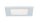Paulmann Quality Einbauleuchten Set Panel eckig LED 1x6W 2700K 230V 115x115mm Weiß/Kunststoff