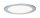 Paulmann Quality Einbauleuchten Set Panel rund LED 1x18W 2700K 230V 220mm Chrom matt/Kunststoff