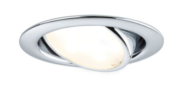 Paulmann Möbel Einbauleuchten Set LED schwenkbar 3x4,2W 13VA 230/350mA Chrom/Metall