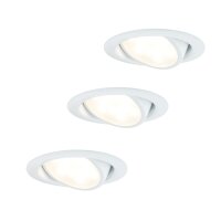 Paulmann Möbel Einbauleuchten Set LED schwenkbar...