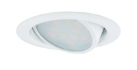 Paulmann Möbel Einbauleuchten Set LED schwenkbar 3x4,2W 13VA 230/350mA Weiß/Metall