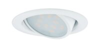 Paulmann Möbel Einbauleuchten Set LED schwenkbar 1x4,2W 7,5VA 230V/12 Weiß/Metall