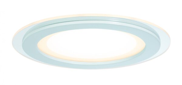 Paulmann Premium Einbauleuchten Set DecoDot rund dimmbar LED 1x7,5W 9VA 160mm Klar/Weiß Glas/Metall
