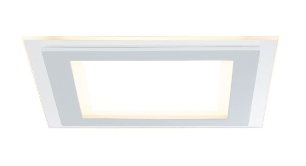 Paulmann Premium Einbauleuchten Set DecoDice eckig dimmbar LED 1x7,5W 9VA 160x160mm Klar/Weiss Glas/Metall