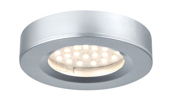 Paulmann Möbel Aufbauleuchte Set Platy LED 3x2,5W 7,5VA 230V/700mA Chrom matt/Kunststoff