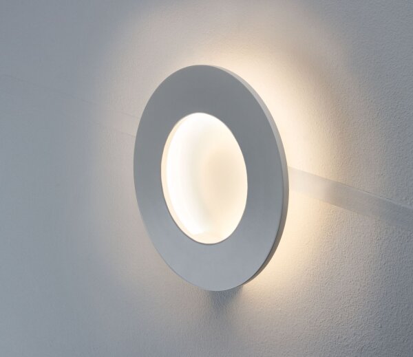Paulmann Special Einbauleuchten Set Corona LED 2x4,5W 230/12V 160mm Weiß matt/Alu druckg