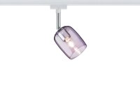 Paulmann URail Schienensystem Spot Blossom max. 1x25W G9 Weiß/Pink transparent 230V Metall/Glas