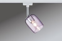 Paulmann URail Schienensystem Spot Blossom max. 1x25W G9 Weiß/Pink transparent 230V Metall/Glas