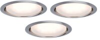 LED Einbauleuchtenn Set 3x7W GX53 3000K Warm Weiss eisen...