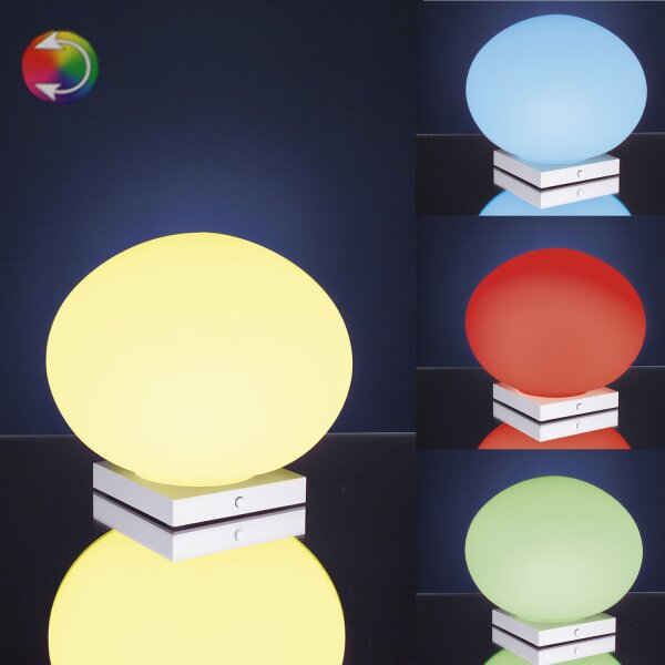 290.30  Paulmann RGB Tischleuchten Table&Desk Living Globe LED Tischleuchte Opal 230V Glas