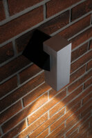 Paulmann LED Außenwandleuchte Set Special Line Alu gebürstet IP44 3,2W warmweiß