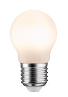 Paulmann LED Tropfen 4,5W E27 Opal 2700K dimmbar