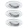 3x  Paulmann SmartHome Bluetooth Goal Einbauleuchten Set LED 3x5,8W dimmbar schwenkbar 230/24V 51mm Weiß m/Alu Zink