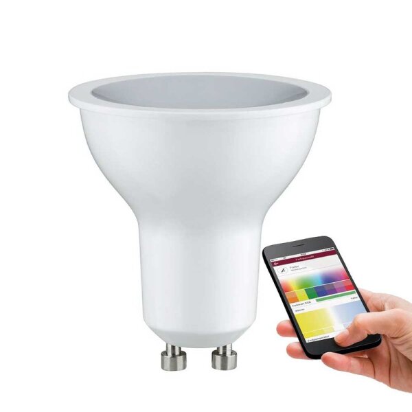 Paulmann SmartHome Bluetooth Teen LED Reflektor 3W GU10 230V Satiniert RGB