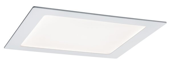 Paulmann Premium Einbauleuchten Set SmartPanel RGBW eckig LE 1x3,5W 12VA 230V/350mA 220x220mm Weiß ma