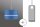 Paulmann DecoSystems Lampenschirm Tessa 50W Blau Stoff