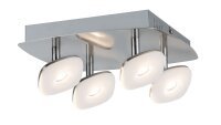Paulmann Spotlight Squarelense 4x3,2W Nickel 230V...