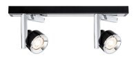 Paulmann Spotlight Turn max 2x10W GU10 Schwarz/Chrom 230V...