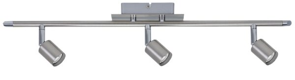 Paulmann Spotlight Georgia max 3x10W GU10 Nickel gebürstet 230V Metall