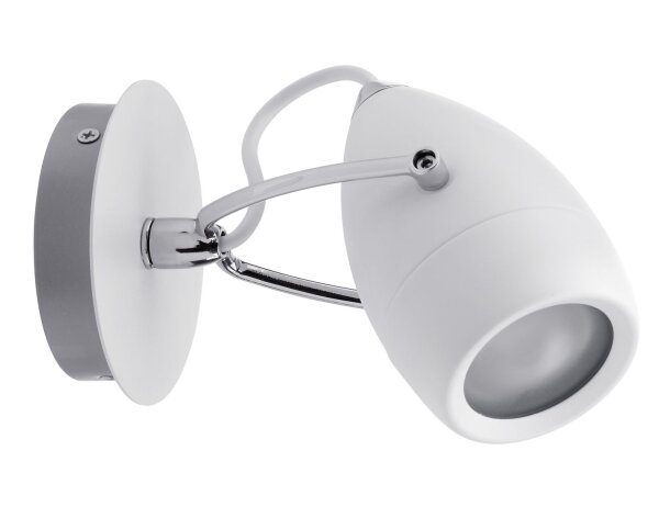 Paulmann Spotlight Drop IP44 max 1x10W GU10 Weiß/Chrom 230V Metall