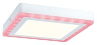 Paulmann LED Panel Aufputzlampe Deckenlampe Aufputz Aufbau Wandleuchte RGB Ferinbedienung 25x25cm Dimmbar