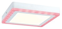 Paulmann LED Panel Aufputzlampe Deckenlampe Aufputz Aufbau Wandleuchte RGB Ferinbedienung 25x25cm Dimmbar