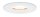 Paulmann Premium Einbauleuchten Set Nova rund dimmbar LED IP65 1x7W 230V GU10 51mm Weiß matt/Alu Zink