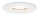 Paulmann Premium Einbauleuchten Set Nova rund dimmbar LED IP65 1x7W 230V GU10 51mm Weiß matt/Alu Zink