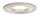 Paulmann Premium Einbauleuchten Set Nova rund dimmbar LED IP65 1x7W 230V GU10 51mm Eisen gebürstet/Alu Zink