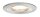 Paulmann Premium Einbauleuchten Set Nova rund dimmbar LED IP65 1x7W 230V GU10 51mm Eisen gebürstet/Alu Zink
