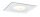 Paulmann Premium Einbauleuchten Set Nova eckig dimmbar LED IP65 1x7W 230V GU10 51mm Weiß matt/Alu Zink