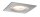Paulmann Premium Einbauleuchten Set Nova eckig dimmbar LED IP65 1x7W 230V GU10 51mm Eisen gebürstet/Alu Zink