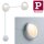 Paulmann Special Aufbauleuchte Set Flow LED 2x2,3W 160mm Weiß matt