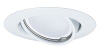 Paulmann Einbauleuchten Set LED schwenkbar 3x4,5W 230V GU10 51mm Weiß matt/Metall
