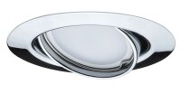 Paulmann Einbauleuchten Set LED schwenkbar 3x4,5W 230V GU10 51mm Chrom/Metall