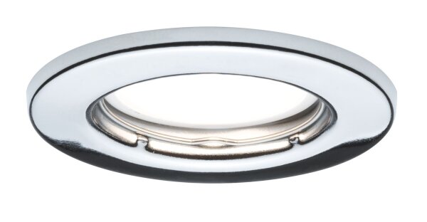 Paulmann Einbauleuchten Set LED starr 1x4,5W 230V GU10 51mm Chrom/Metall