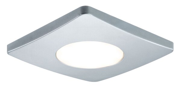 Paulmann PadLED EcoPad Square Spot 1x2,2W Chrom matt 12V DC Kunststoff