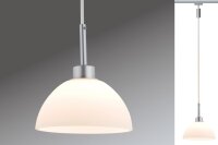 Paulmann URail Pendel Sarrasani max 1x10W GU10 Chrom matt/Opal 230V Metall Glas