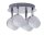 MILI Deckenleuchte 4x 3W GU10 3000K 230V 1000 lumen Chrom