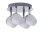 MILI Deckenleuchte 4x 3W GU10 3000K 230V 1000 lumen Chrom