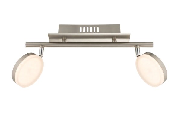 7893.02.54.0000 Wofi Deckenlampe Hook LED Deckenleuchte 2 x 8w 3.000 K 1.200  lumen Chrom