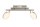 7893.02.54.0000 Wofi Deckenlampe Hook LED Deckenleuchte 2 x 8w 3.000 K 1.200  lumen Chrom