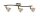 7698.03.09.0000 Wofi Deckenleuchte 3 x 33 W 2.700 K 1.380 Lumen Antik Braun
