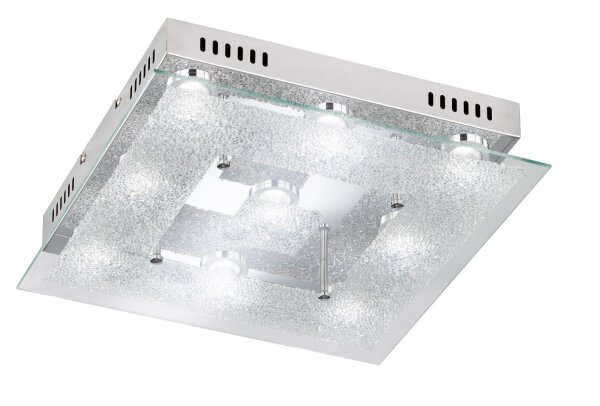 956205010000 Action Deckenlampe Brooks LED Deckenleuchte 5 x 5 W 3.000 K 2.100 Lumen Chrom