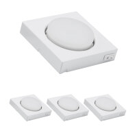 MILI 3er Set Aufbauleuchte 5W GX53 3000K Warmweiß...