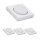 MILI 3er Set Aufbauleuchte 4000K Tageslicht 230V 520 lumen Weiss  7W GX53