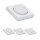 MILI 3er Set Aufbauleuchte 7W GX53 4000K Tageslicht 230V 520 lumen Weiss