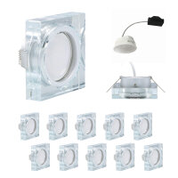 MILI 10er Set Einbauleuchten 5W 4000K Tageslicht 230V 400...
